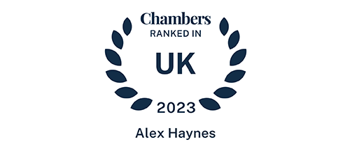 Alex Haynes - Ranked in Chambers UK 2023