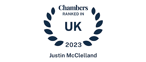Justin McClelland - Ranked in Chambers UK 2023