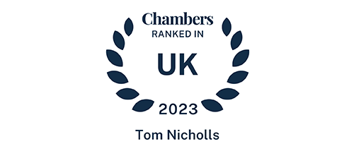 Tom Nicholls - Ranked in Chambers UK 2023